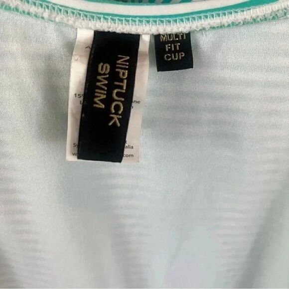 Niptuck Green One Piece Tummy Control Swimsuit Size 10 - Picture 6 of 6